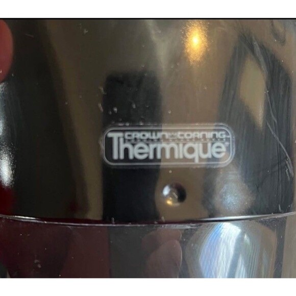 Vintage 1970's 32 oz Crown Corning Thermique Carafe Container Insulated - Picture 3 of 3